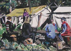 Ken Christopher: ARTISTS IN CAMP