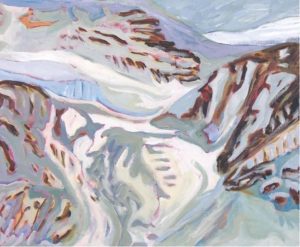 Laurel Cormack: BOUNDARY GLACIER, COLUMBIA ICEFIELD AREA