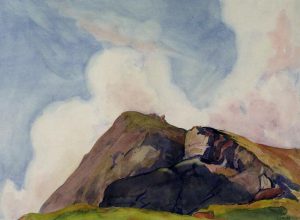 Katherine Sibley McEwen: ASCENDING CLOUDS, CANADIAN ROCKIES