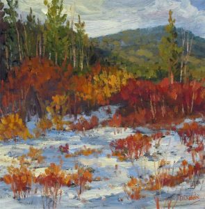 Dorothy Chisholm: FIRST SNOW, KANANASKIS