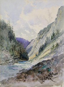 Frederic Marlett Bell-Smith: ON THE RIVER, KICKING HORSE PASS