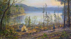 Adam Sherriff Scott: DESCENDING TO A LAKESIDE CABIN