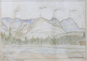 James Edward Hervey MacDonald: MOUNTAIN AT L. O’HARA CAMP