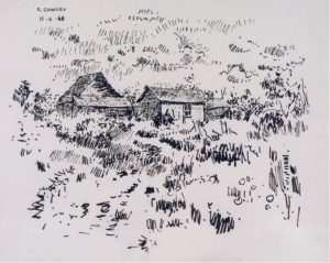 Reta Madeline Cowley: FARMYARD SCENE