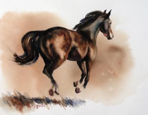 Peter X O’Brien: GALLOPING HORSE
