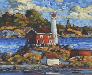 Rod Charlesworth: AUTUMN, FISGARD LIGHTHOUSE