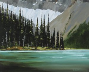 Allan Dunfield: FOREST’S EDGE (BELOW EDITH CAVELL)