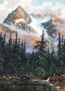 W. T. Wood: POOL BELOW THE MOUNTAINS