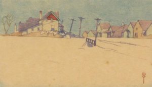 Walter Joseph Phillips: A SUBURBAN STREET