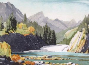 Margaret Dorothy Shelton: BOW FALLS, BANFF