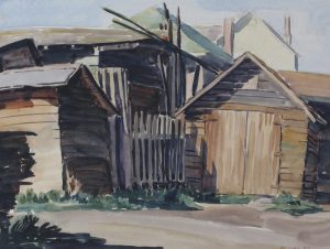 Margaret Dorothy Shelton: BACK ALLEY IN BANFF
