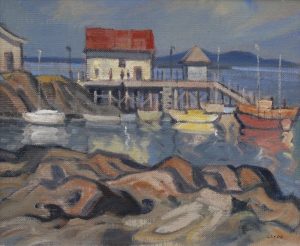 Henry George Glyde: WATERFRONT, SIDNEY, B.C.