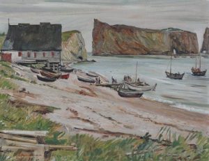 Robert Stewart Hyndman: FISHERMAN’S SHACK, PERCE ROCK