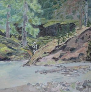 Barbara Ballachey: RIVER LANDSCAPE