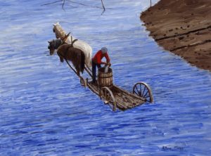 Allen Sapp: GETTING WATER FOR HOME