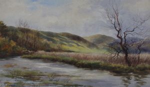 Charles MacDonald Manly: RIVERSIDE IN SPRING
