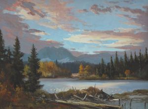 Duncan Mackinnon Crockford: AFTER THE STORM, CHILVER LAKE, SEEBE, ALBERTA
