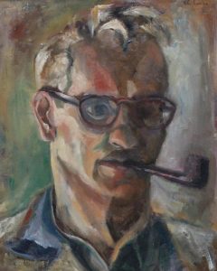 Kenneth Loveless: PORTRAIT OF A MAN WITH A PIPE