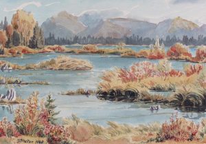 Margaret Dorothy Shelton: BEAVER POND, VERMILLION LAKES