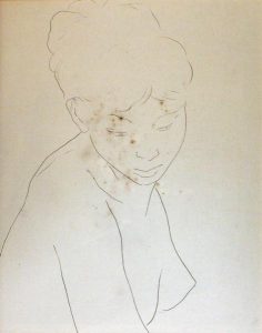 Louis Muhlstock: YOUNG NEGRO GIRL