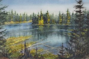 Rick Crump: AUTUMN RIVER LANDSCAPE