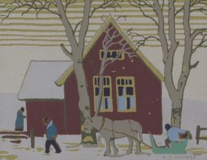 Frederick Stanley Haines: ONTARIO FARMHOUSE