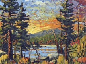 Rod Charlesworth: SUNSET NEAR RADIUM, B.C.