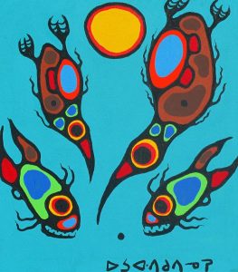 Norval Morrisseau: DIVING BIRDS AND FISH