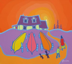 Ted Harrison: THREE TREE HILL