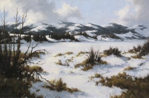 Karl E. Wood: APRIL AT THE CHAIN LAKES, ALBERTA