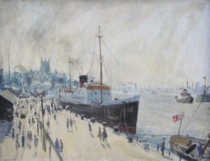 John Alford: FREIGHTER IN PORT