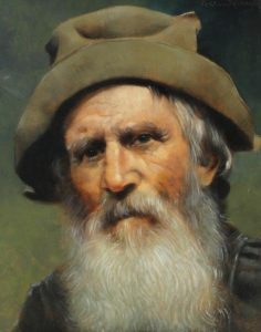 Bernhard Funke: PORTRAIT OF AN OLD MAN