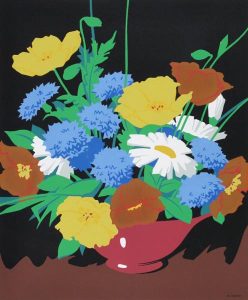 Alfred Joseph Casson: FLOWERS IN A RED BOWL