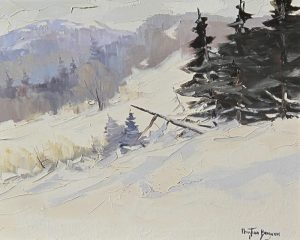 Christian Bergeron: QUEBEC WINTER LANDSCAPE