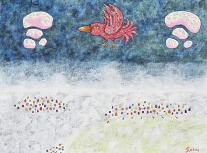 Ferdinando Nichola Spina: RED RAVEN OVER GJOA HAVEN