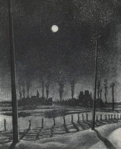 Ernest Lindner: WINTER NIGHT ON THE PRAIRIE
