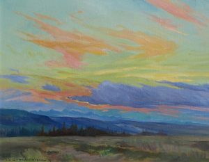 Orestes (Rick) Nicholas Grandmaison: SUMMER SUNSET NEAR GLENMORE