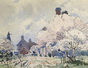 Alfred Crocker Leighton: SPRING SONG, THE ORCHARD (BROADOAK, SUSSEX)