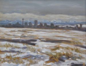 John Davenall Turner: CALGARY FROM THE NORTHILL