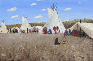Allen Sapp: INDIAN DAYS LONG AGO