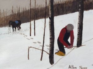 Allen Sapp: SETTING A SNARE FOR A RABBIT