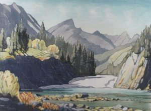 Margaret Dorothy Shelton: BOW FALLS, BANFF