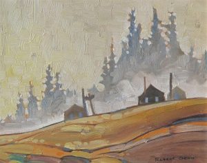 Robert Genn: MIST VILLAGE, B.C.