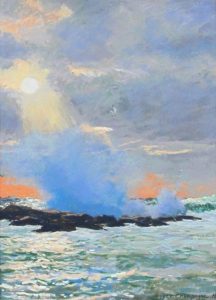 Horace Champagne: SURF AND SPRAY IN MORNING SUN