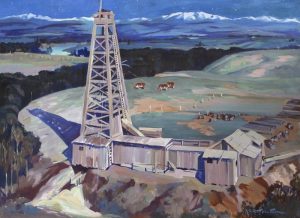 Archibald Bruce Stapleton: OLD DRILLING RIG