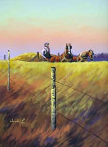 Ken Lonechild: HAULING STRAW