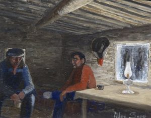 Allen Sapp: VISITING AND HAVING TEA