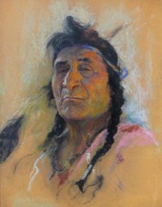 Nicholas de Grandmaison: PORTRAIT WITH EAGLE FEATHER
