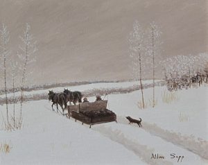 Allen Sapp: JUST COMING HOME FROM TOWN