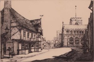 Cyril Edward Power: THE DOG AND PARTRIDGE, BURY ST. EDMUNDS